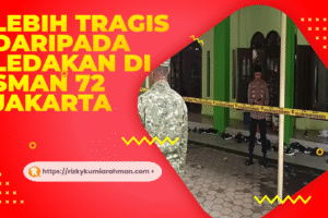 Tragis, Kasus Ledakan di SMAN 72 Jakarta, Ternyata Ada yang Lebih Tragis Lagi